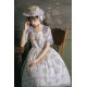 Miss Point Goose's Flower Basket Square Collar JSK(Reservation/3 Colours/Full Payment Without Shipping)